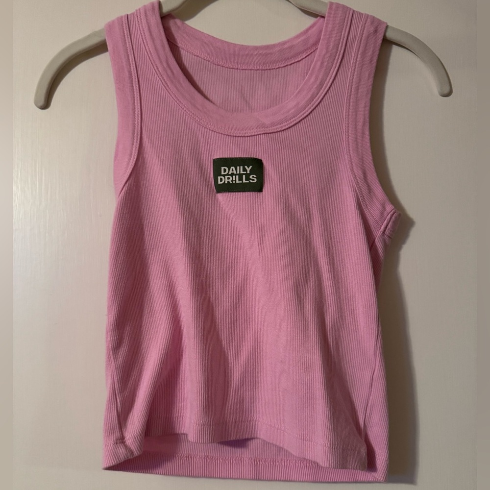 Daily Drills Pink Tank Top